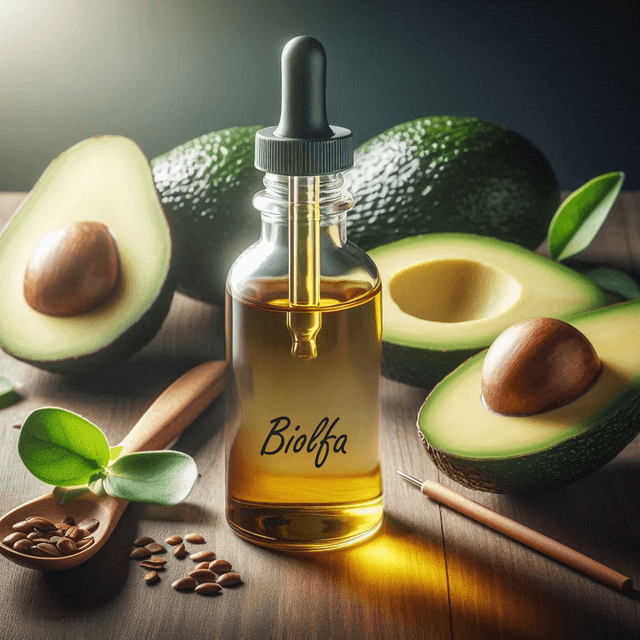 Huile végétale d&#039;Avocat - Flacon en verre à pipette de 10mL