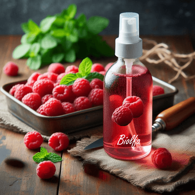 Vinaigre de Framboise (sans sulfites) - Flacon spray de 50 mL