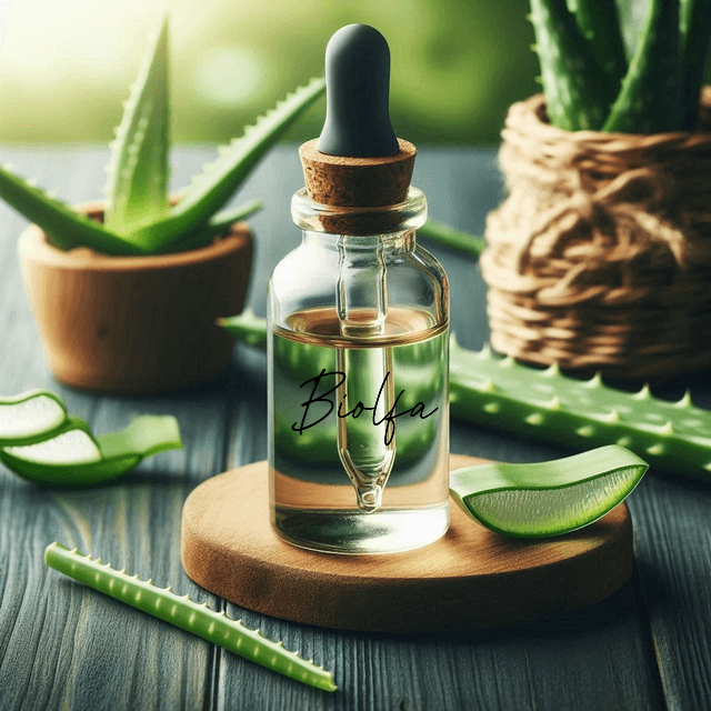 Huile Végétale d&#039;Aloe Vera - Flacon en verre à pipette de 10 mL